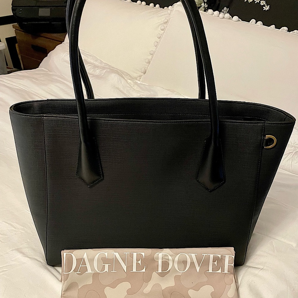 NWOT Dagne Dover Legend Signature Tote in Black Onyx